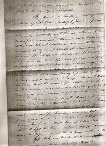 Ben and Sybilla Divorce doc 3 Nov 1837 pg 3a