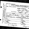 1930 Dec 27 Marriage Cert for John F Kirchen and Evelyn K Buell